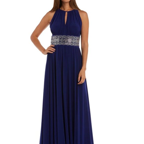 💃💙R&M Richards Beaded Gown - Picture 2 of 9